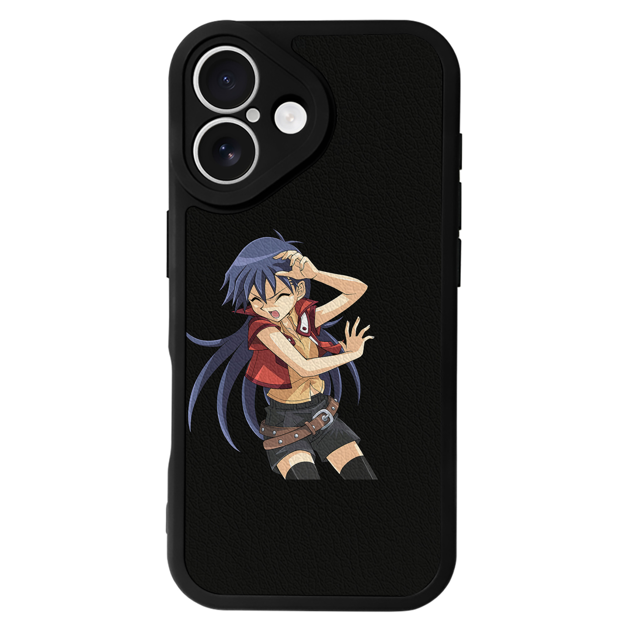（画像用） 遊☆戯☆王 Yu-Gi-Oh! 【iPhone 16シリーズ対応】シリコンスマホケース（レザー調） 材質：シリコン